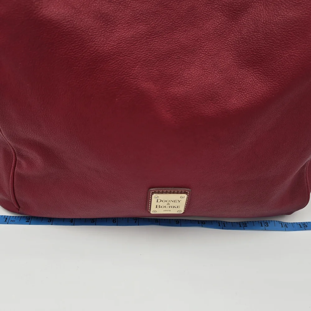 Dooney & Bourke Kristen Red Leather Tote Bag - Picture 13 of 16